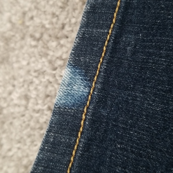 #O - Levi's Women Denizen Curvy Boot Cut Jeans In Deep Blue 26W 27.5L - Picture 11 of 11